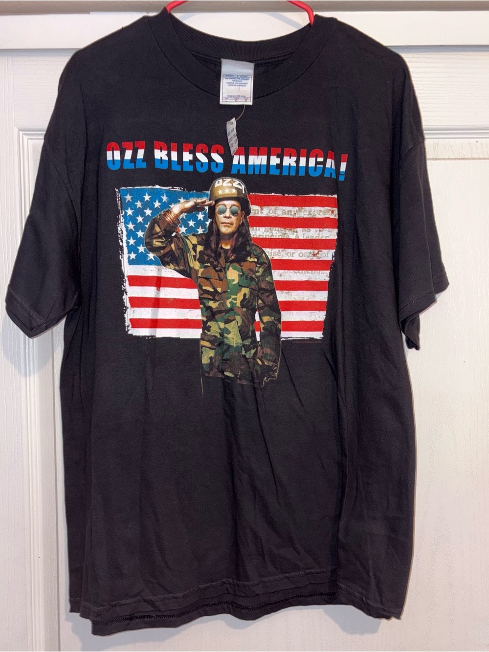Vintage 2003 Ozzy Osbourne Ozzy Bles America T-Shirt NWT Lg Y2K Metal Rock